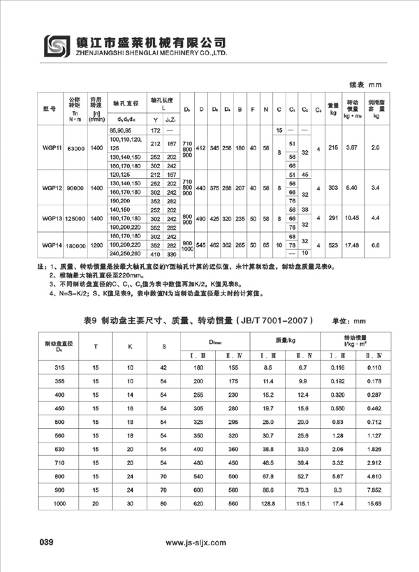 WGP型鼓形齒聯(lián)軸器